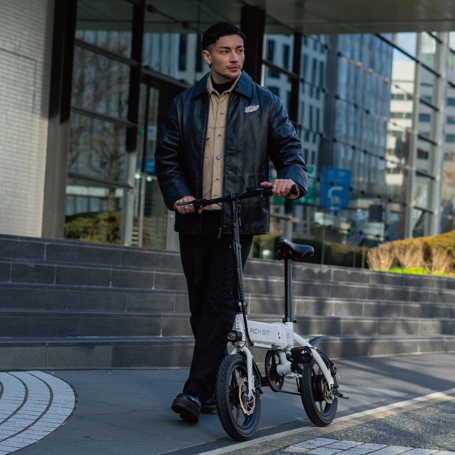 RICHBIT CITY ASSIST(シティブラック)電動アシスト自転車 型式認定取得済