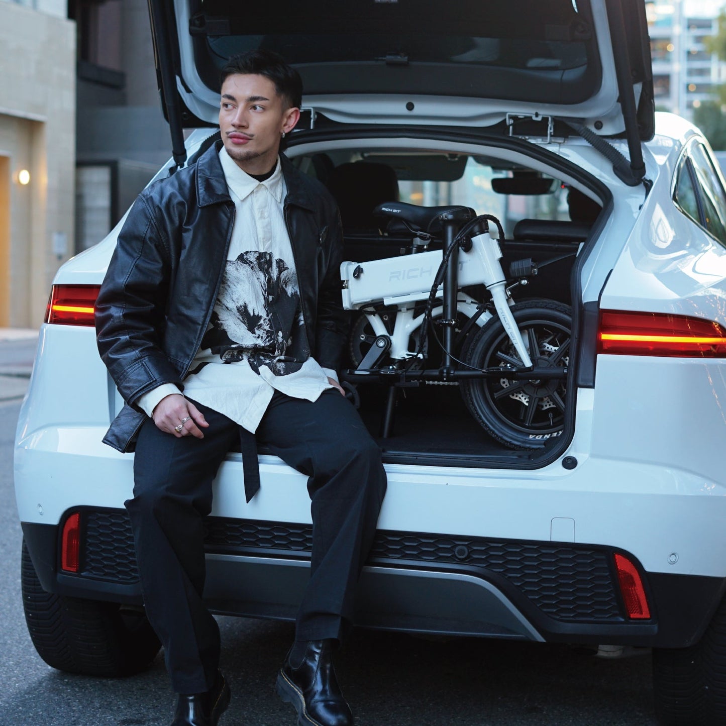 RICHBIT CITY ASSIST(シティブラック)電動アシスト自転車 型式認定取得済
