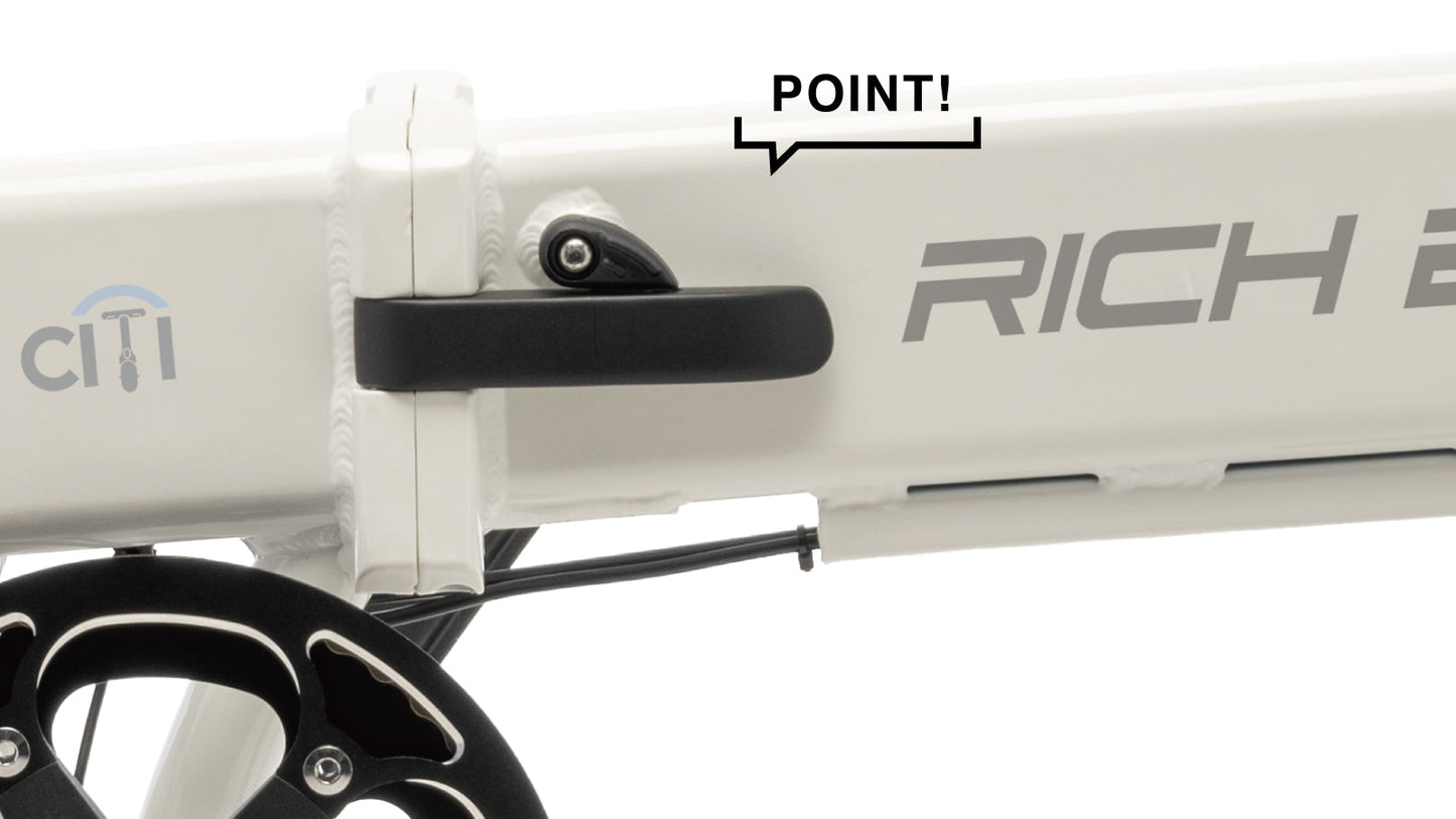 RICHBIT CITY ASSIST(シティブラック)電動アシスト自転車 型式認定取得済