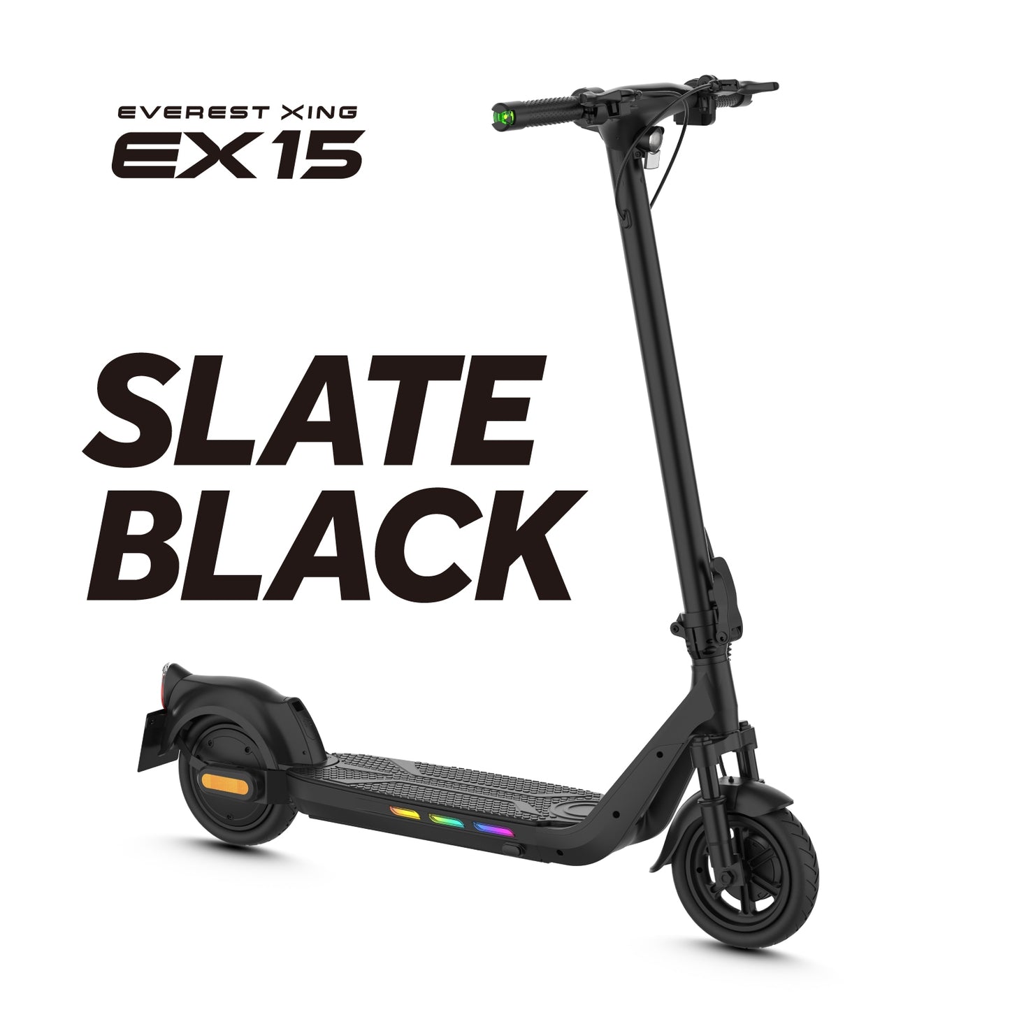 EVEREST XING EX15(スレートブラック) 特定小型原付モデル 電動キックボード 業界最強600Wモーター搭載