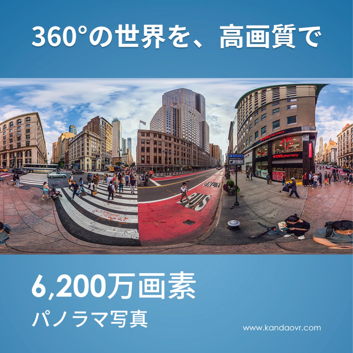 Kandao QooCam3 / 360度 アクションカメラ クーカム3 5.7K 7200万画素 360度パノラマ撮影 360度パノラマ映像