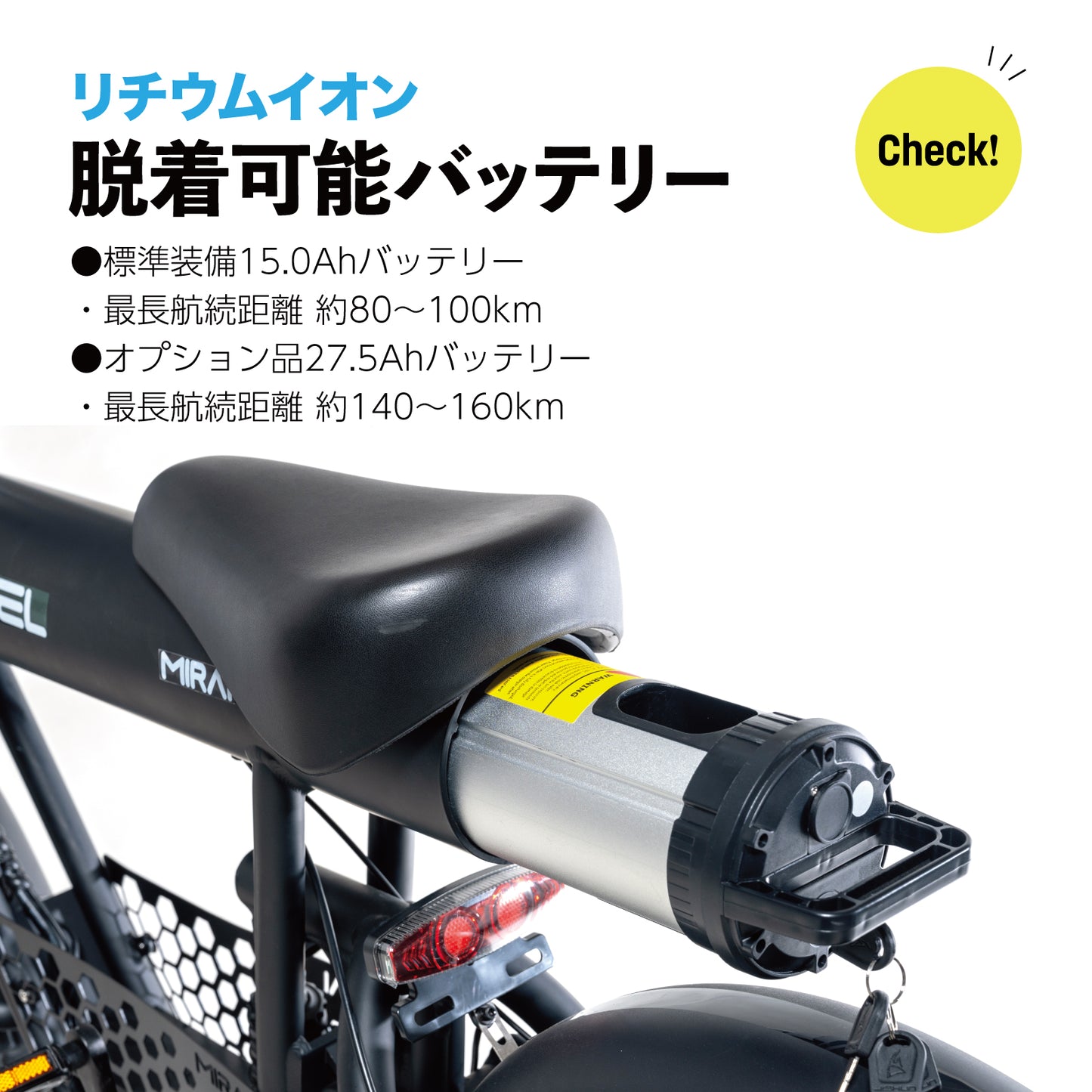 電動アシスト自転車 COSWHEEL MIRAI COMFORT 20インチ 道路交通法の基準に適合