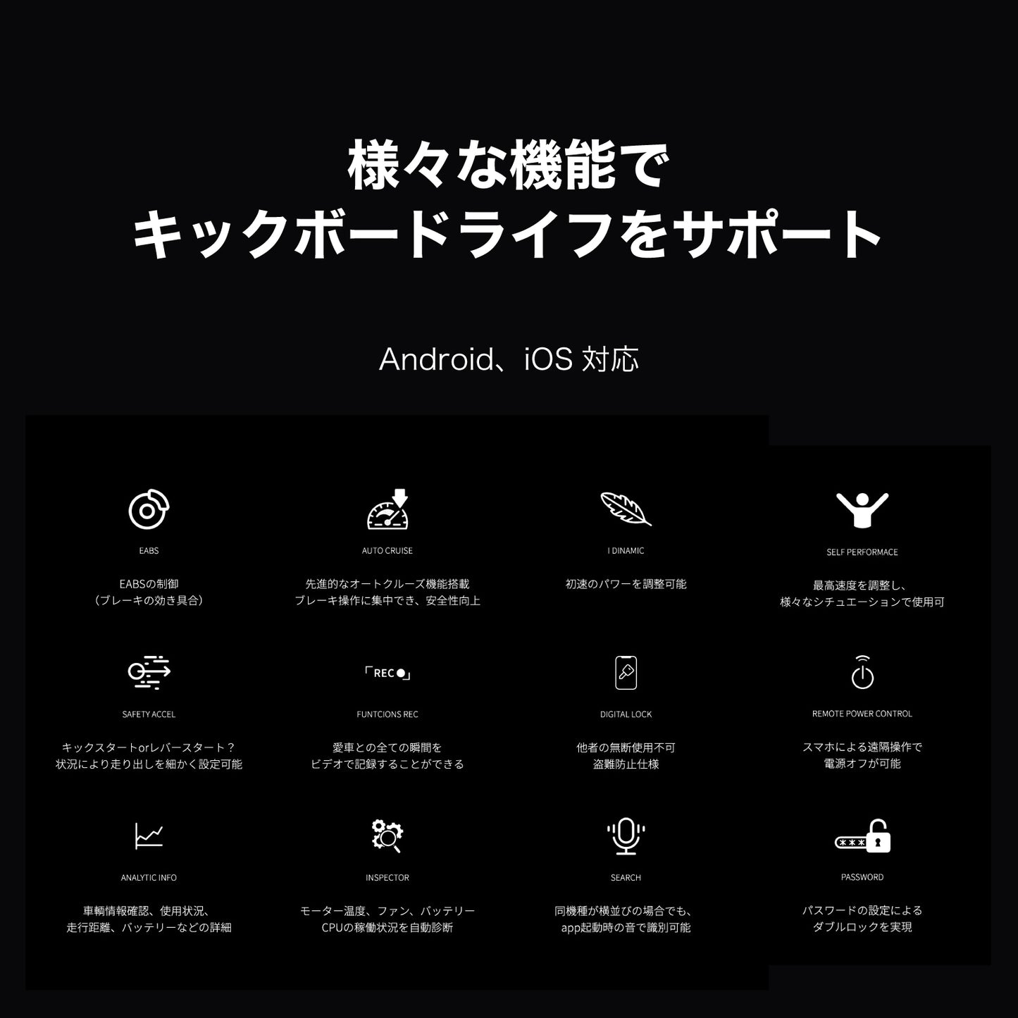 【予約受付中!今だけハンドルバッグ付き】EVEREST XING EX15(スレートブラック) 特定小型原付モデル 電動キックボード 業界最強600Wモーター搭載