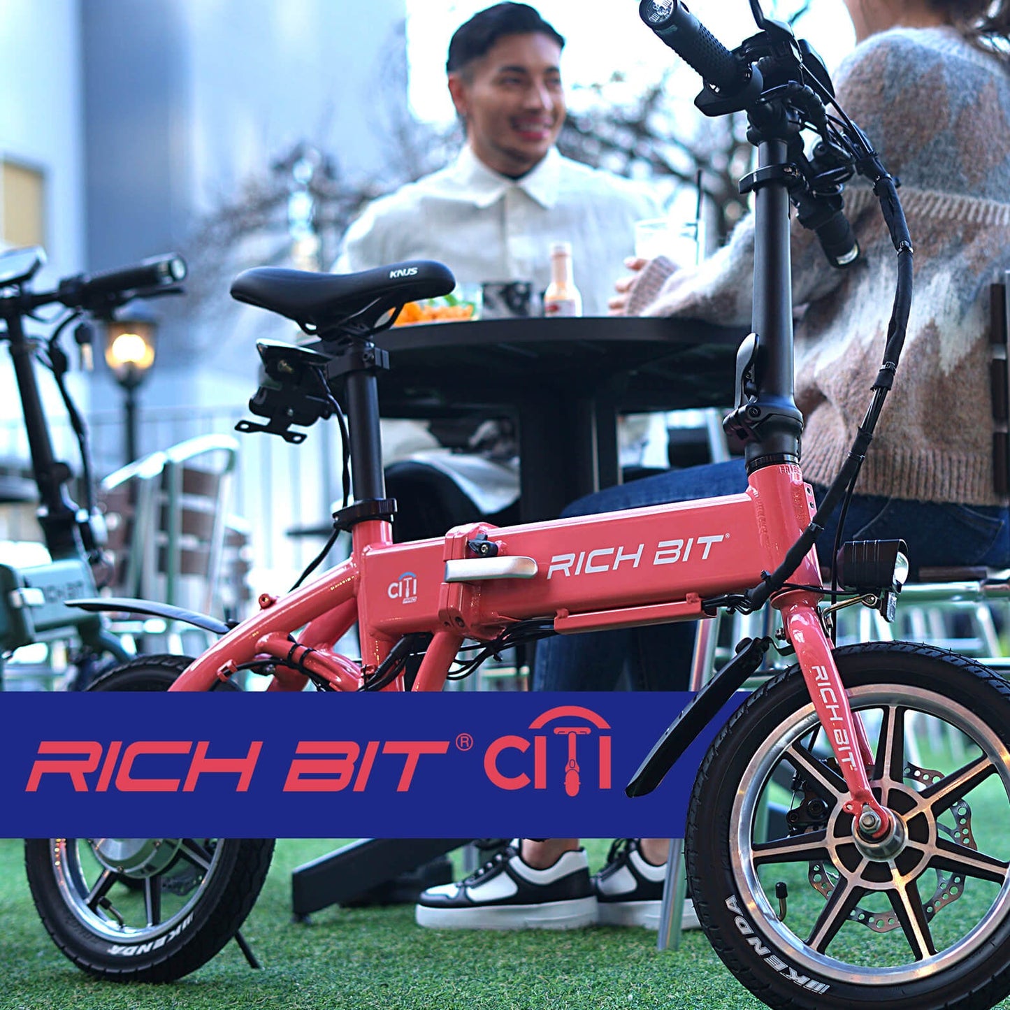【即納】RICHBIT CITY(レンジャーグリーン)電動バイク 特定小型原付モデル 公道走行可能 性能認定適合