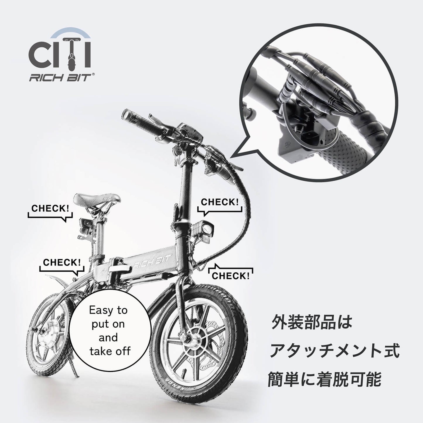 【即納】RICHBIT CITY(サクラピンク)電動バイク 特定小型原付モデル 公道走行可能 性能認定適合