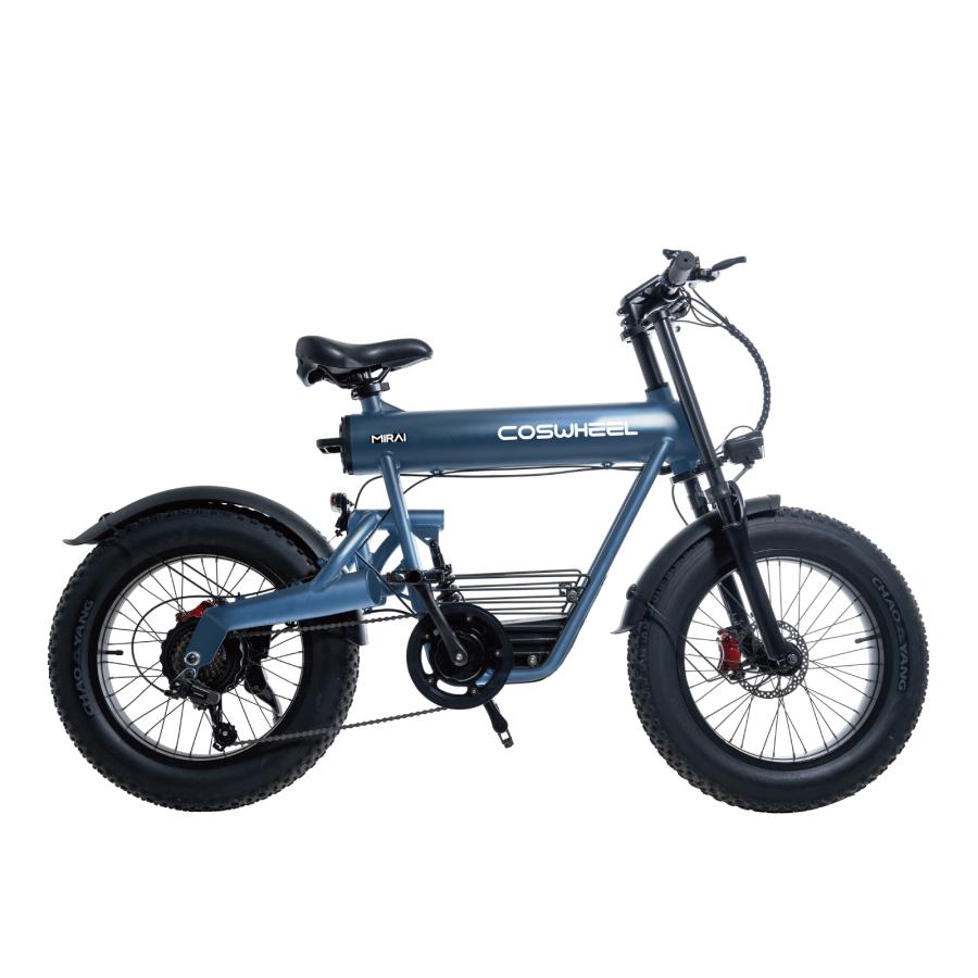 電動アシスト自転車 COSWHEEL MIRAI SPORTY 20インチ ファットタイヤ 通勤 通学 道路交通法の基準に適合