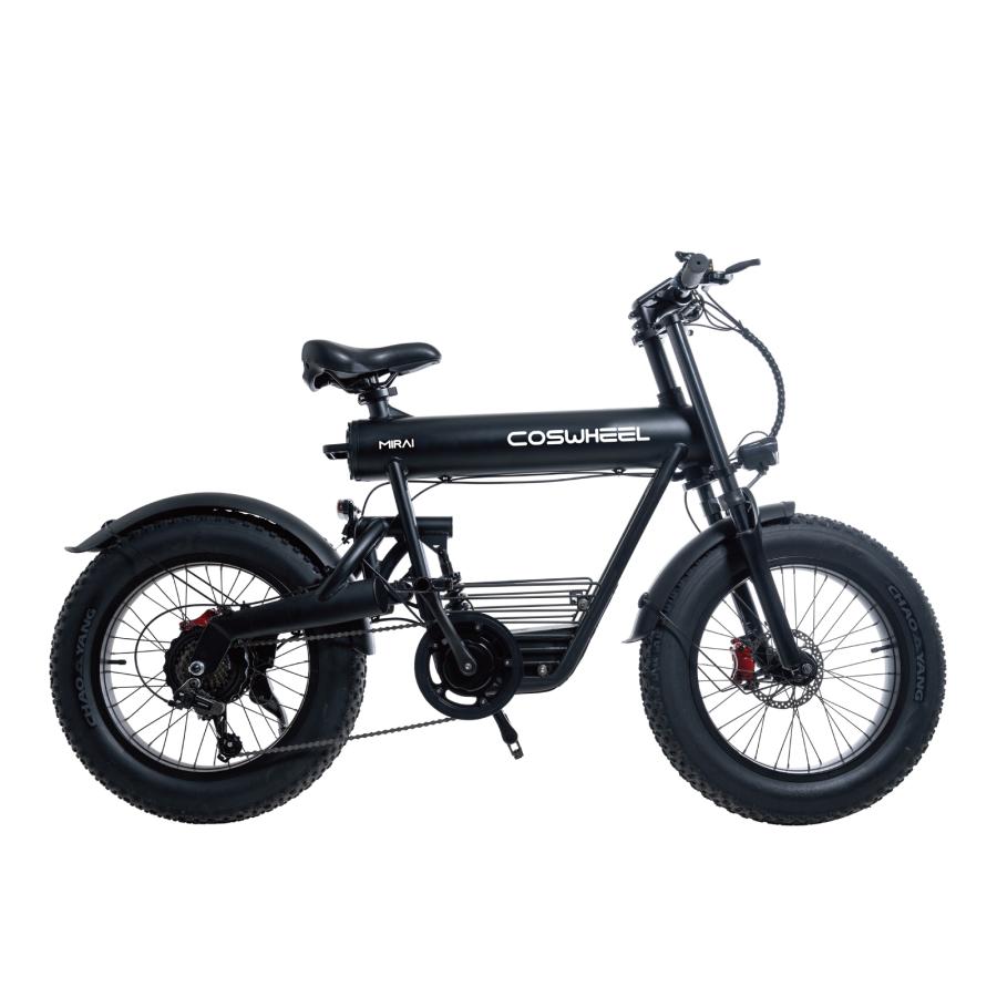 電動アシスト自転車 COSWHEEL MIRAI SPORTY 20インチ ファットタイヤ 通勤 通学 道路交通法の基準に適合