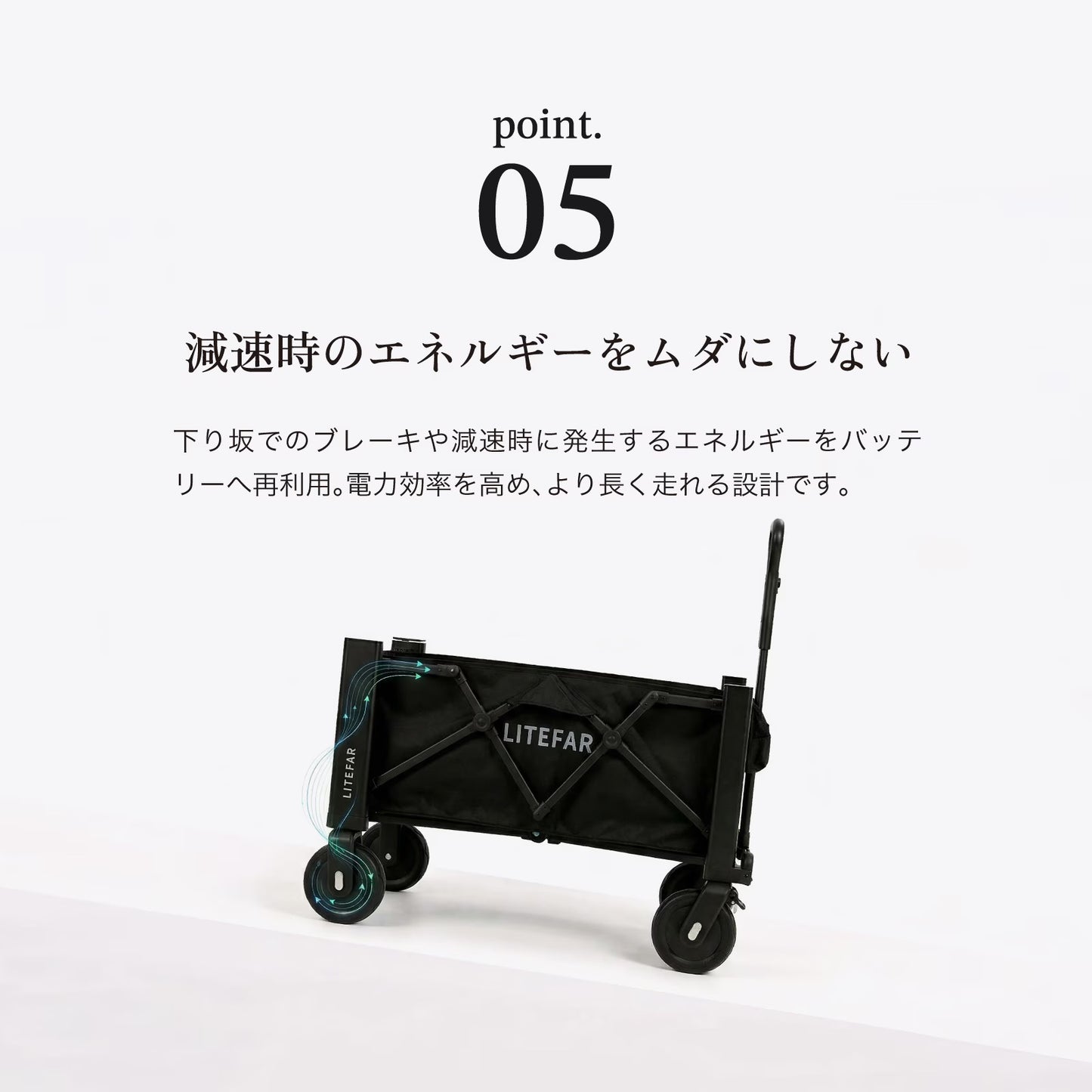 LITEFAR G2｜リモコン式 電動キャリーワゴン(オールインワンセット)