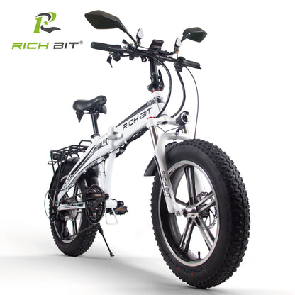 電動バイク ペダル付き RICH BIT TOP016 原付 免許で 公道可 電動バイク 電動自転車 自転車 の3WAY 折りたたみ できる フル電動 ナンバー 取得可能