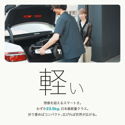 【先行販売キャンペーン！】ROBOOTER J+VISION 新・歩行領域スクーター 折りたたみ 軽量 スマートモビリティ シニアカー 電動車椅子