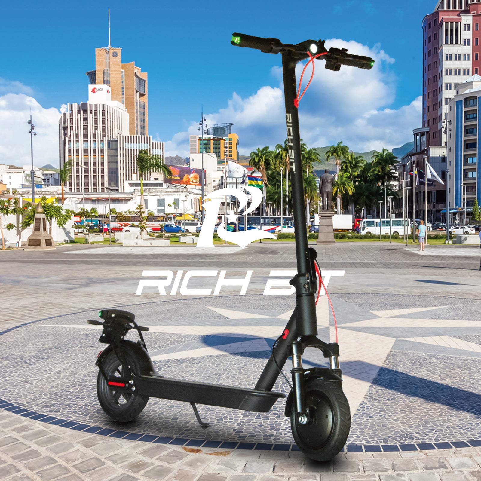 RICHBIT ES1 Pro☆特定小型原動機付自転車モデル【ホワイト】電動キックボード 公道/歩道走行可能 20km/h以下 –  マイクロモビリティジャパン