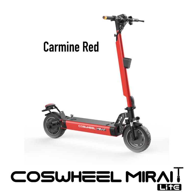 特定小型原付モデル COSWHEEL MIRAI T Lite [レッド：通常バッテリー] 電動キックボード 公道/歩道走行可能 20km/ –  マイクロモビリティジャパン